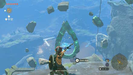 TotK - shooting through the droplet with the king