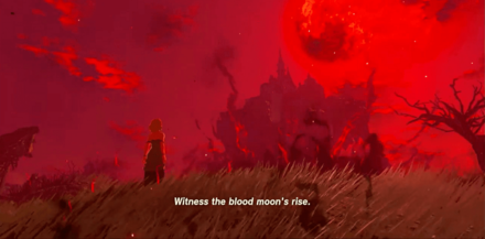 Zelda TotK - Blood Moon Scene