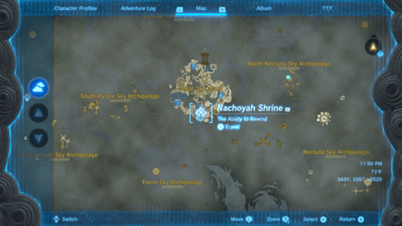 Zelda TOTK - Nachoyah Shrine