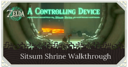 Zelda TotK Sitsum Shrine Walkthrough  Location and Puzzle Solution