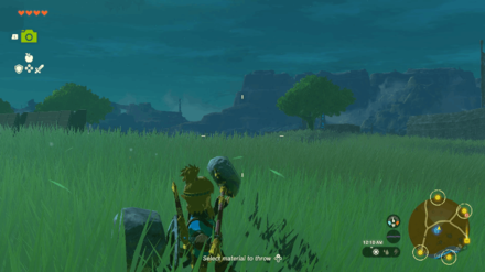 Zelda TotK -  Hold the R Button