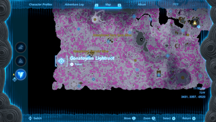 Tears of the Kingdom - Gonatoyrim Lightroot