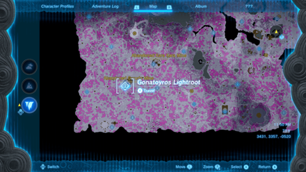 Tears of the Kingdom - Gonatoyros Lightroot