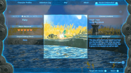 TotK - Fairy Compendium