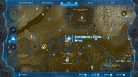 Zelda TOTK - Serutabomac Shrine