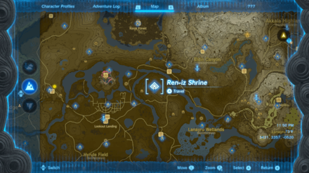 Tears of the Kingdom - Ren-Iz Shrine