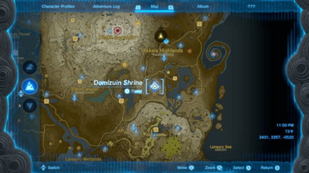 Zelda TOTK - Domizuin Shrine