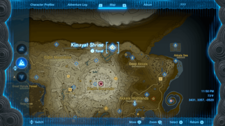Zelda TOTK - Kimayat Shrine