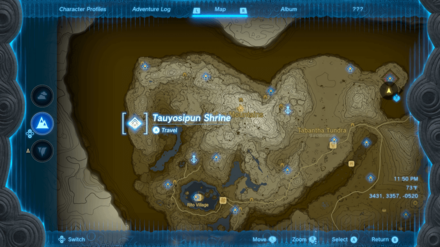 Zelda TOTK - Tauyosipun Shrine