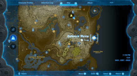 Zelda TOTK - Gatanisis Shrine