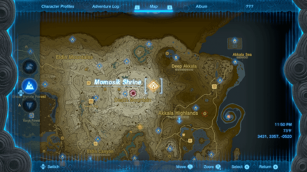 Zelda TOTK - Momosik Shrine