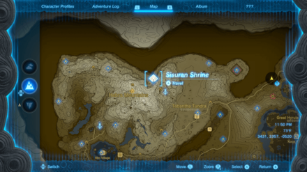 Zelda TOTK - Sisuran Shrine