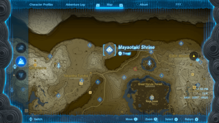 Zelda TOTK - Mayaotaki Shrine