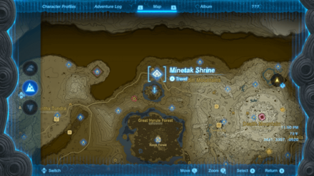 Zelda TOTK - Minetak Shrine