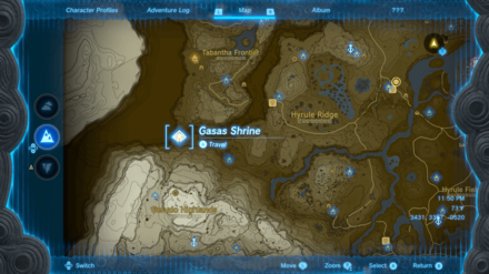 Zelda TOTK - Gasas Shrine