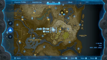 Zelda TOTK - Joniu Shrine