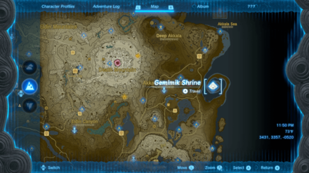 Zelda TOTK - Gemimik Shrine