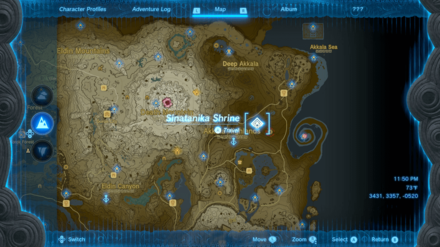 Zelda TOTK - Sinatanika Shrine