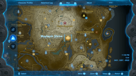 Zelda TOTK - Moshapin Shrine