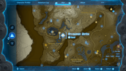 Zelda TOTK - Oromuwak Shrine