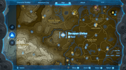 Zelda TOTK - Sonapan Shrine