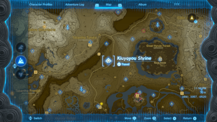 Zelda TOTK - Kiuyoyou Shrine