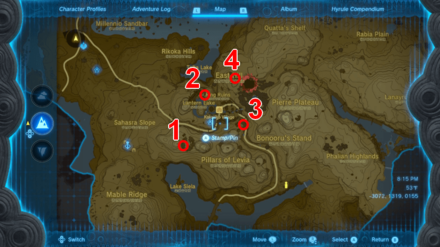 Zelda Tears of the Kingdom TOTK - A Trip through History All Deciphered Slabs Location