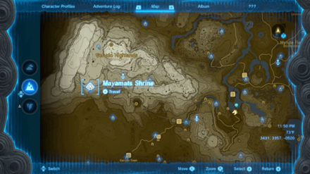 Zelda TOTK - Mayamats Shrine