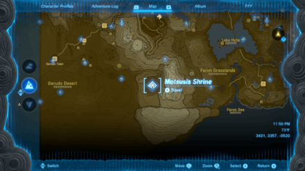 Zelda TOTK - Motsusis Shrine