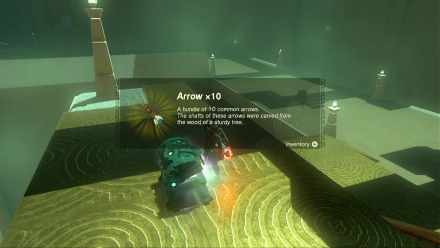 Zelda TotK Mayatat Shrine Arrow