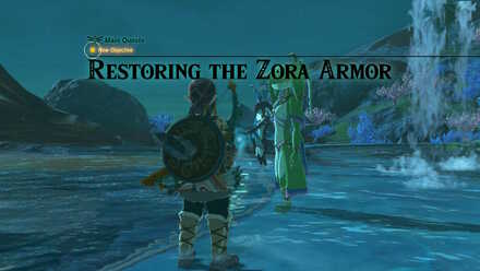 Zelda Tears of the Kingdom TotK - Restoring the Zora Armor start