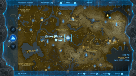 Zelda TOTK - Eshos Shrine