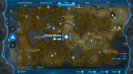 Zelda TOTK - Utojis Shrine