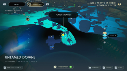 Fallen Order - The Deep Caverns Map Image