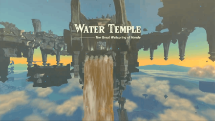 Zelda TotK - Water Temple Overworld Image