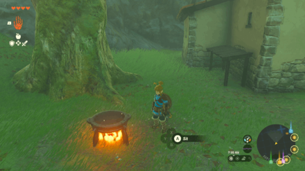 Zelda TotK - Use the Cooking Pot