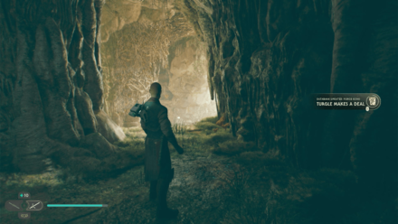 Fallen Order - Turgle Makes a Deal In Game Image