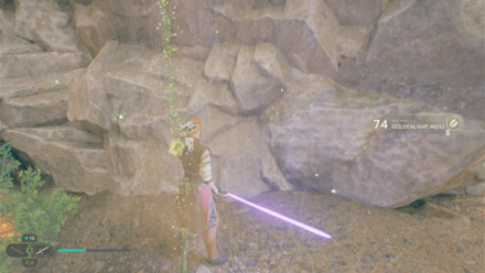 Fallen Order - Goldenlight Moss In Game Image