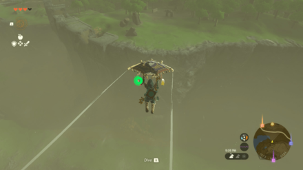 Zelda Tears of the Kingdom TOTK - Beckoning Woman Glide Down