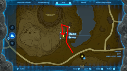 Zelda Tears of the Kingdom TOTK - Beckoning Woman Go Up the Cliff