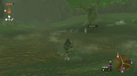 Zelda Tears of the Kingdom TOTK - Beckoning Woman Talk to Ralera