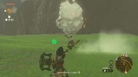 Zelda Tears of the Kingdom TOTK - Beckoning Woman Fight Yiga Soldiers