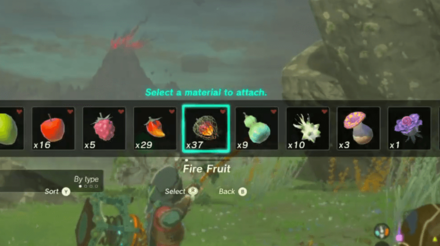 Zelda Tears of the Kingdom TOTK - Beckoning Woman Infuse Arrow