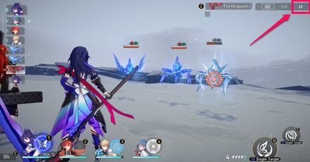 Honkai Star Rail - Pause Button