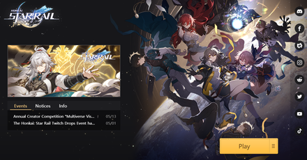 Honkai Star Rail - Restart the Game