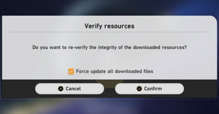 Honkai Star Rail - Verify Resources