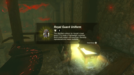 Royal Guard Uniform Location
