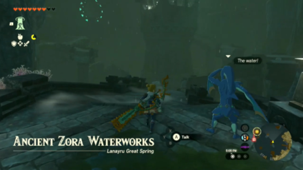 Zelda Tears of the Kingdom TotK Inside the Ancient Zora Waterworks