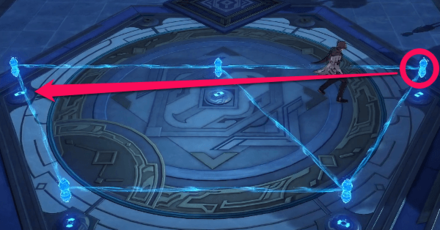 Honkai Star Rail - Mutare Magnus Day 3 Puzzle 3 Solution Step 1