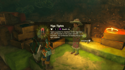 Yiga Tights Location